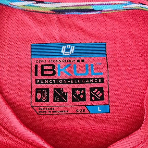 IBKUL Mens Tee L Pink - Picture 3 of 7